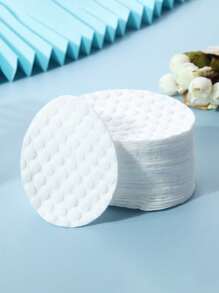 100pcs Disposable Makeup Remover Cleansing Wipes, Disposable Use Skincare Pads, Makeup Remover Tools, Soft Texture, Easy To Use - Multicolor - View 3