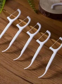 50-400 خيط تنظيف الأسنان، أدوات تنظيف، أعواد أسنان، عيدان خيط تنظيف الأسنان، خيط تنظيف الأسنان المحمول، مستلزمات منزلية، أدوات تنظيف طبقة اللسان، مستلزمات تنظيف يومية، مستلزمات تنظيف متعددة الوظائف، مناسبة للتنظيف المنزلي والسفر - أخضر - مشاهدة 2