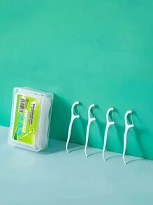 50-400 خيط تنظيف الأسنان، أدوات تنظيف، أعواد أسنان، عيدان خيط تنظيف الأسنان، خيط تنظيف الأسنان المحمول، مستلزمات منزلية، أدوات تنظيف طبقة اللسان، مستلزمات تنظيف يومية، مستلزمات تنظيف متعددة الوظائف، مناسبة للتنظيف المنزلي والسفر - أخضر - مشاهدة 8