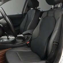 FOUNDCOOL Ergonomic Lumbar Support Pillow, Memory Foam Back Cushion For Car Seats - Lumbar Cushion, Back Support Pillow, Car Lumbar Support Pillow For Driver - 黑色 - 查看 2