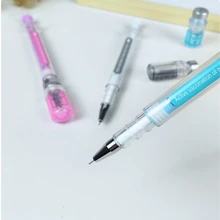 Creative Syringe, Neutral Pen, Simulation To Eliminate Viruses, Injection Syringe Design, Black Signature Pen, Vaccine Pen(Random Color And Style)