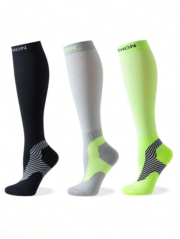 1 par de calcetines deportivos profesionales para mujeres, calcetines sin costuras para el tobillo transpirables y resistentes al olor para yoga, correr, saltar a la cuerda