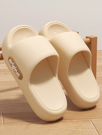 Simple Anti-Slip Bathroom & House Slippers, Thick Soft EVA Sole, Comfortable Summer Couples Beach Sandals