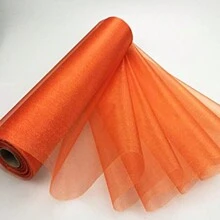 Organza Fabric, Party Backdrop Decoration, Tabletop Center Decor, Chair Back Decor For Wedding, Party, 29CM*2100CM, Organza Bow Chair Back Flower Decor, Organza Backdrop Decor Fabric, Event & Party Decor Organza Backdrop Netting, Outdoor Tent Decor - Multicolor - View 16