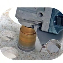 Gold 1/5/6/8/12PCS Set M14 Thread Dry Vacuum Brazing Marble Masonry Drilling Saw Diamond Drill Bit, Suitable For Ceramic Tiles, Granite And Marble - Multicolor - View 12