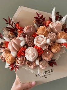 Conjunto de moldes de silicone de 4 peças - Designs de ursos de rosas e corações para velas DIY, sabonetes, artesanatos de argila - Presente perfeito para namorada, jovens, família - Ideal para Páscoa, Dia dos Namorados, aniversários, decoração de casa