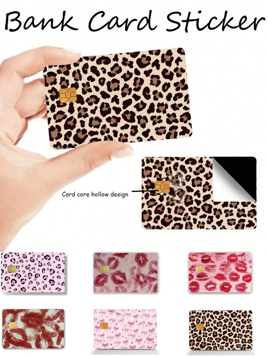 Portador de tarjeta de débito con estampado de leopardo, Portador de tarjeta de débito con patrón de labios rojos, Portador de llave de transporte y tarjeta de débito a prueba de burbujas, resistente al agua, ultra delgado, resistente al desgarro, antiarrugas, Portador de tarjeta de regalo del Día de San Valentín, Cartera de tarjetas, Portador de tarjetas de presentación, Portador de tarjetas de crédito, Cartera de tarjetas para mujer, Cartera de tarjetas para hombre