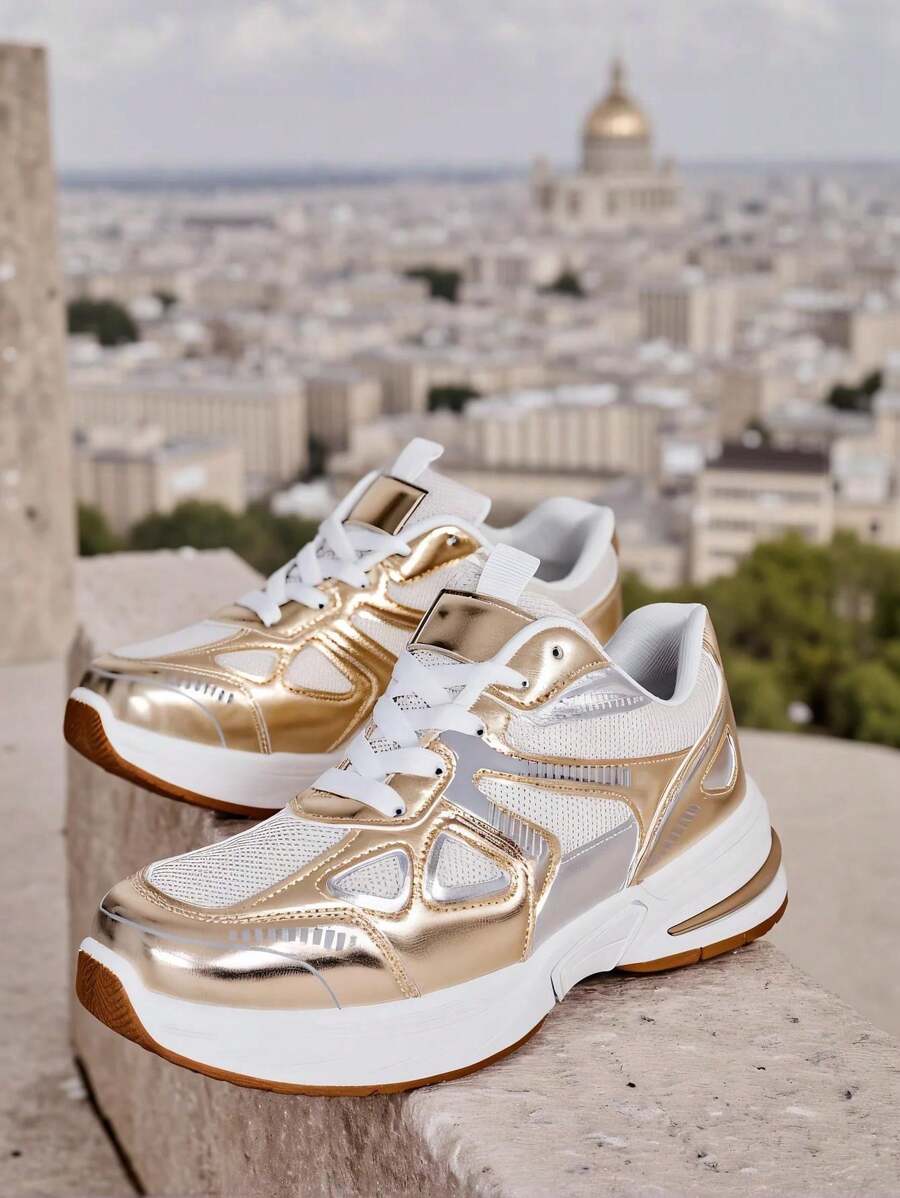 Royalfashion Damen Sneaker Fiefo - Gold - Übersicht 1