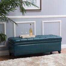 JULIANA STORAGE OTTOMAN - Multicolor - View 1