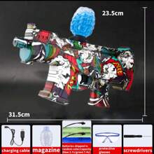 [USB Rechargeable Automatic Water Balloon Gun] Electric Ball Gun, High Performance Orbeez Ball Gun, Cool Toy Gun - Water Balloon Gun - View 15