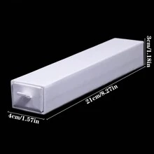 Black White Cardboard Drawer Jewelry Display Box Necklace Brooch Earrings Bracelet Storage Packaging Stand With Ribbon Rope Sponge - Packaging Box - View 10