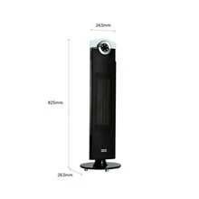 Dimplex 2.5 KW Ceramic Tower Heater Portable Electric Standing Oscillating Floor Standing Heater With Timer And Remote Control For Home Office Black - Black-single - View 4