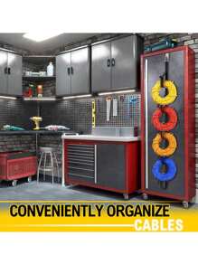 2pcs/1pc Adjustable Heavy-Duty Storage Strap With Multifunctional Buckle Storage Strap, Cable And Wire Storage Strap With Extension Cord - Multicolor - View 5