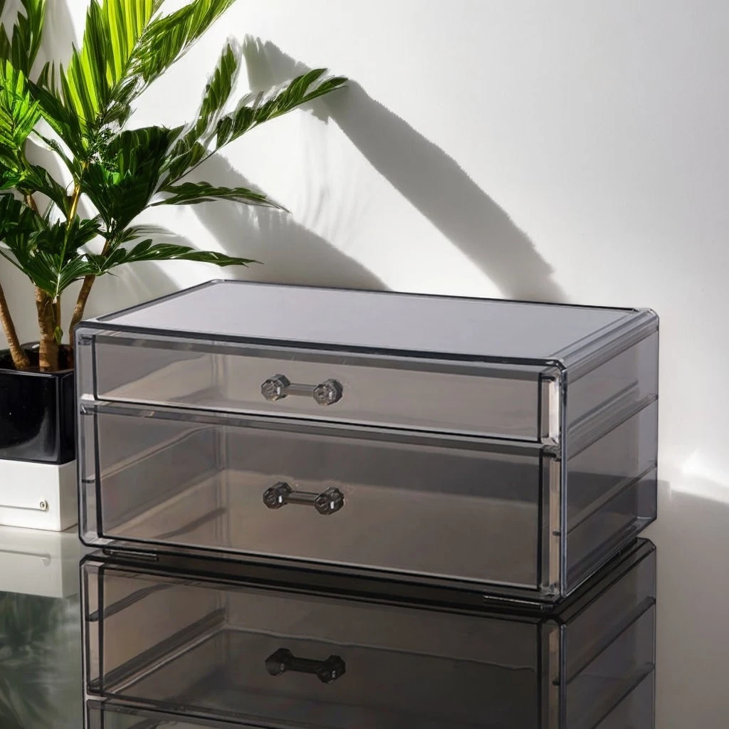 Organisateur Maquillage SONGMICS - 6 Tiroirs, 16 Compartiments Transparents - Rangement Beauté Pratique