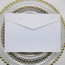 10 个豪华珠光纸信封矩形口袋 - 非常适合婚礼、商务和派对邀请函、照片和礼品卡 - 5.3x7.7 英寸，优雅、无酸，圣诞节 - 10個/套 - 查看 3