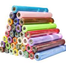 Organza Fabric, Party Backdrop Decoration, Tabletop Center Decor, Chair Back Decor For Wedding, Party, 29CM*2100CM, Organza Bow Chair Back Flower Decor, Organza Backdrop Decor Fabric, Event & Party Decor Organza Backdrop Netting, Outdoor Tent Decor - Multicolor - View 2