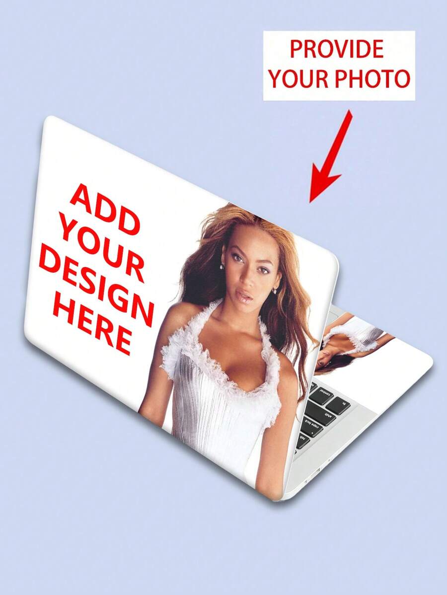 A Customizable Office Laptop Decal Sticker Skin Protective Film, 15 Inches, You Can Add Your Photos To Make Your Own Personalized Customized Notebook Netbook Vinyl Skin Sticker Cover Art Notebook PC Case (2 Wrist Pads Included), Detachable And Reusable