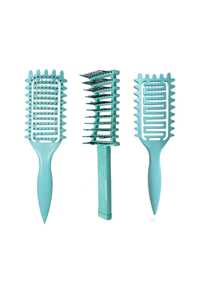 Lược chải tóc xoăn có lỗ thông hơi, Lược chải tóc xoăn, tạo kiểu và định hình tóc xoăn cho phụ nữ - Nhiều màu - Xem 15