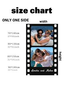 1 Customized Quick Dry Beach Towel, Comfortable Beach Towel, Fashionable Pool Towel, Customized Name, Customized Photo, Movie Theme, Cute, Fun, Lovely Yoga Mat, Beach Accessories, Perfect Gifts For Mother's Day, Birthday, Ren's Day, Father's Day, Graduation, Wedding, Housewarming, Bathroom, Living Room, Bedroom, Home Boy Valentine Heart Travel Essentials Travel Accessories Beach Essentials