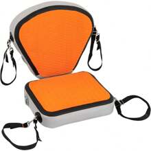 HOHOBLA Kayak Seats Portable Thicken Seat Cushion For Kayak Padded Kayak Seat W/Back Support Adjustable Strap, For Kayaking Canoeing Drifting Rafting Fishing (Orange) - Orange - View 1