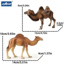 [Certified For Children] Forest Animals Figurines Woodland Animals Model Kit, Miniature Realistic Plastic Wild Forest Animals For Cake Toppers, Birthday Party Favors, Cupcake Toppers, And Kids Birthday Gifts - Multicolor - View 20