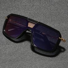 Óculos de Sol Clássicos Estilo Punk Ultragrandes Masculinos, Óculos de Proteção para Condução, Ciclismo, Pesca e Esportes, Presente de Festa, Viagem e Férias, Moda Praia de Verão, Outdoor, Viagem