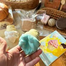 Slow Rebound Toy Ice Cream Cone Popsicle Bread Squishy Stress Relief Fun Food Play Slow Rising Soft Simulation - Multicolor - View 9