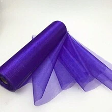 Organza Fabric, Party Backdrop Decoration, Tabletop Center Decor, Chair Back Decor For Wedding, Party, 29CM*2100CM, Organza Bow Chair Back Flower Decor, Organza Backdrop Decor Fabric, Event & Party Decor Organza Backdrop Netting, Outdoor Tent Decor - Multicolor - View 19