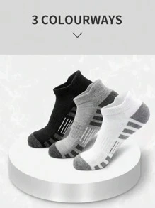 1/3/6 Paia Di Calzini Da Uomo, Calzini Sportivi, Calzini Da Basket, Calzini Da Calcio, Calzini Invisibili, Calzini Bianchi, Calzini Corti, Calzini Neri, Calzini Corti Alla Caviglia, Calzini Alla Caviglia, Design Antiscivolo Con Doppia Linea, Assorbimento Umidità, Morbidi E Traspiranti, Adatti Per E Tempo Libero, Sport All'Aperto, Stile Campus, Indossabili Tutto L'Anno, Calzini Invisibili E Corti, Per Palestra