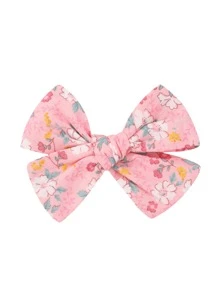 10pcs Kids Fabric Bow Hair Clips, Handmade Embroidered Printed Alligator Hair Clips, Elegant Children Hair Accessories, Girls Decorative Hair Clips, Suitable For Daily Use