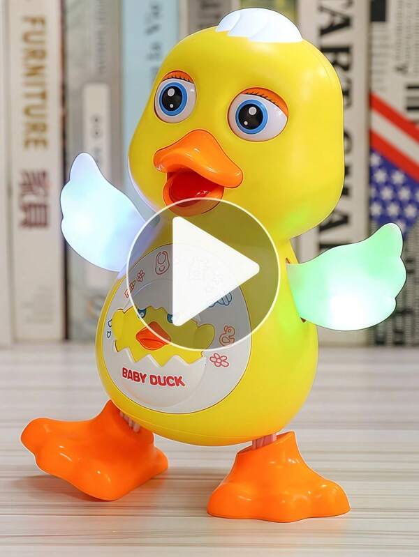 1pc Singing And Dancing Baby Duck Educational Toy For Babies And Toddlers