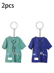 [Customer's Favorite] Nurse And Medical Personnel Acrylic Keychain - Christmas And Thanksgiving Perfect Gift, Suitable For Car Keys And Backpacks, Universal For All Seasons School Car Accessories Cute Goth Y2k Bag Accessories Lanyards With Id Holder Car Accessories Bag Charms - Multicolor - View 20