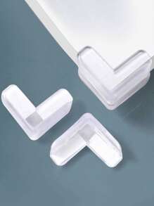 10 piezas Protector de esquina de mesa transparente - transparente - Ver 3