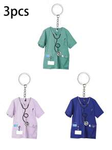 [Customer's Favorite] Nurse And Medical Personnel Acrylic Keychain - Christmas And Thanksgiving Perfect Gift, Suitable For Car Keys And Backpacks, Universal For All Seasons School Car Accessories Cute Goth Y2k Bag Accessories Lanyards With Id Holder Car Accessories Bag Charms - Multicolor - View 19