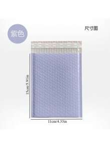 20pcs/Pack Purple Self-Adhesive Bags, Thick Packaging Bags, Wholesale Matte Foam Bubble Bags,School Supplies,Back To School
