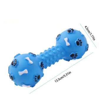 4 件套狗玩具，宠物咀嚼玩具 - 耐用橡胶玩具，用于牙齿清洁和训练
