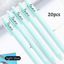 1/2/5/10/20pcs Custom Engraving Color Ballpoint Pens, Back To School Supplies For Kids, Personalized Pens Ballpoint With Name, Personalized Wedding Pen, 14.4cm/5.66in, Pink/White/Mint Green/Sky Blue/Light Blue/Yellow/Light Yellow/Light Purple/Purple/Skin Color, Customized Couple Pen, Personalized Bridesmaid Pen, Groomsman Pen, Office Decor - Multicolor - View 56