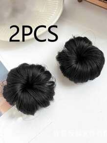 2 件套婴儿发髻发饰，幼儿发夹配件