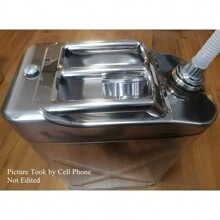 5Gallon 20L - 304 Stainless Steel Jerry Can Water Jug Portable