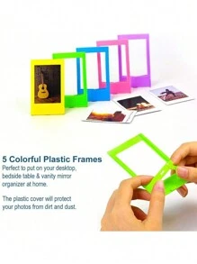 5 piezas Marco para fotos de plástico