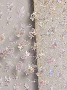 1pc 5D Cute Flower Nail Stickers Self-Adhesive Manicure Decal DIY Charms Foils Decor Nails DIY Nail Supplies  Press On Nails