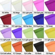 10/25/50cm Colored Crepe Paper Roll Origami Crinkled Crepe Paper Craft DIY Flowers Decoration Gift Wrapping Paper Crafts - Multicolor - View 3