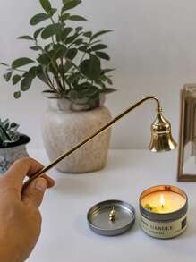 1PC 铁制香薰蜡烛灭火器灯芯盖，创意家居蜡烛。灭火器钟形蜡烛盖。