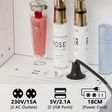 Dressing Table With Lighting, White Dressing Table With Mirror, Dressing Table With 2 Drawers And 3 Shelves, Mirror Dressing Table With Lighting, Modern Dressing Table, White