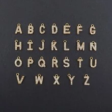 1件装经典字母心形玛丽妈妈吊坠可调节绳手链（女士款） - 黑色 - 查看 4