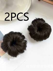 2 件套婴儿发髻发饰，幼儿发夹配件
