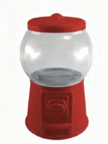 1dulcero Gumball Container Souvenir Colors Gumball - Red - View 1