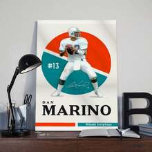 Dan Marino Canvas Poster Wall Art Bedroom Decor Living Room Decoration Gift - Unframe - View 3