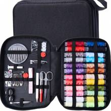 68/90 Pcs Sewing Kit With Sewing Supplies And Accessories- 24-Color Threads, Needle And Thread Kit Products For Small Fixes, Basic Mini Travel Sewing Kit For Emergency Repairs