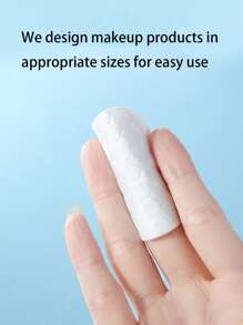 100pcs Disposable Makeup Remover Cleansing Wipes, Disposable Use Skincare Pads, Makeup Remover Tools, Soft Texture, Easy To Use - Multicolor - View 7